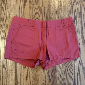 NWOT J.Crew 3" City Fit Chino Short - Nantucket Red